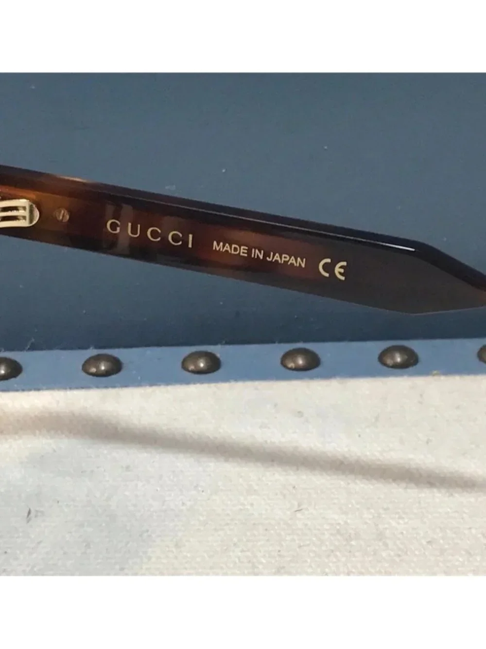 New Authentic Gucci  GG0671s 002 Tortoiseshell Sunglasses with Green Lenses